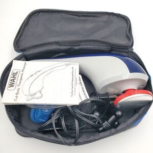 WAHL Hot & Cold Therapeutic Body Massager Model 4295A With Case & 7 Attachments